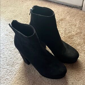 Steve Madden Black Women's Ankle Boots
